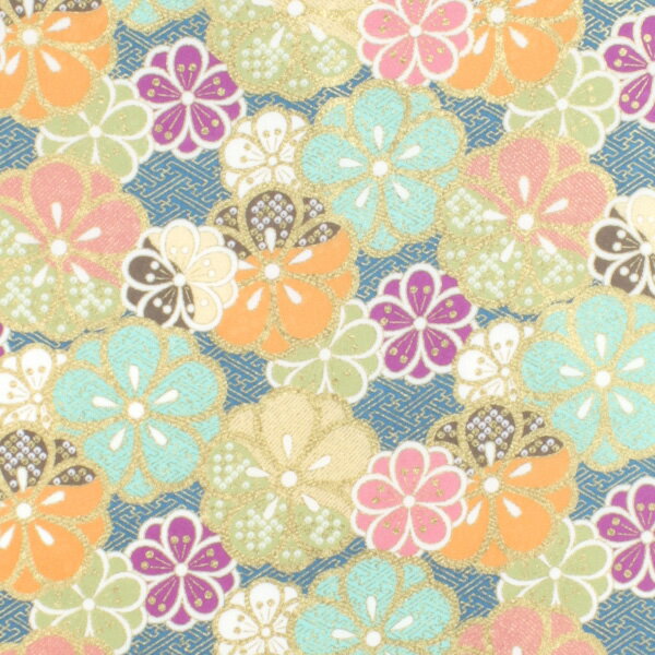 はぎれ　和柄　カットクロス　布地　和装生地　バッグ　かばん　袋物　友禅　手作り　着物のはぎれ　大柄　小紋柄　反物切り売り　趣味の手芸