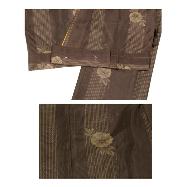 足長スタイル 駒絽　小紋　二部式きもの no.9　単衣仕立　日本製　メーカー直販価格　和装　着物