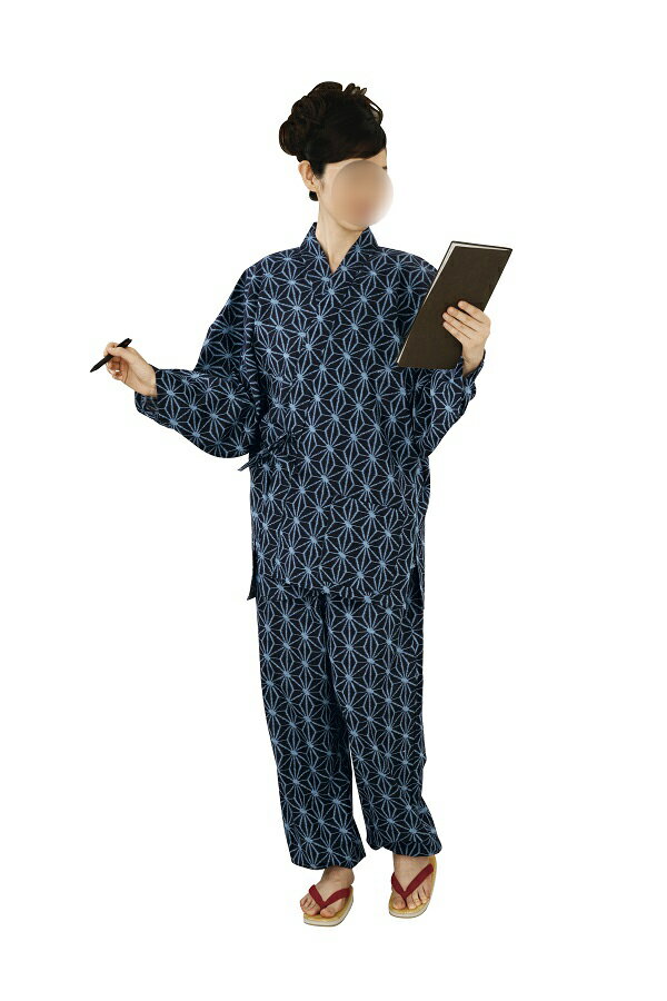 絣もんペルック　仕事着　和装衣裳　旅館　仲居さん　民印　3396