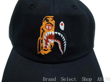 A BATHING APE(エイプ)TIGER SHARK PANEL CAP【ブラック】【キャップ】【日本製】【新品】BAPE(ベイプ)