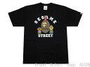 A BATHING APE(エイプ)xSESAME STREET（セサミストリート）BAPE X SESAME STREET COLLEGE TEE【Tシャツ】【ブラック】【新品】【MEN'S】BAPE(ベイプ)