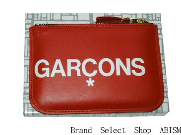 COMME des GARCONS（コムデギャルソン）『Huge Logo Wallet』（ウォレット) 【LADY'S/MEN'S】【RED/レッド】【財布/小銭入れ/ポーチ】【スペイン製】【新品】