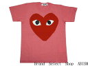 ★レディースサイズ★PLAY COMME des GARCONS(プレイ コムデギャルソン) 『ビッグ レッド ハートTシャツ』【LADY 039 S】【ピンク】【日本製】【新品】【AZ-T273】