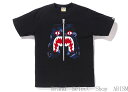 A BATHING APE(エイプ)COLOR CAMO TIGER TEE【Tシャツ】【ブラック×ネイビー】【新品】【MEN'S】【BAPE/ベイプ】