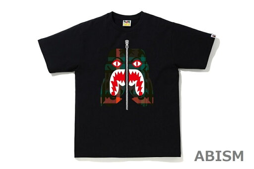 A BATHING APE(エイプ)BAPE CHECK TIGER TEE【Tシャツ】【ブラック】【新品】【MEN'S】【BAPE/ベイプ】 A BATHING APE(エイプ)BAPE CHECK TIGER TEE【Tシャツ】【ブラック】【新品】【MEN'S】【BAPE/ベイプ】