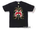 A BATHING APE(エイプ)ABC CAMO TIGER TEE【Tシャツ】【ブラック×グリーン】【新品】【MEN'S】【BAPE/ベイプ】