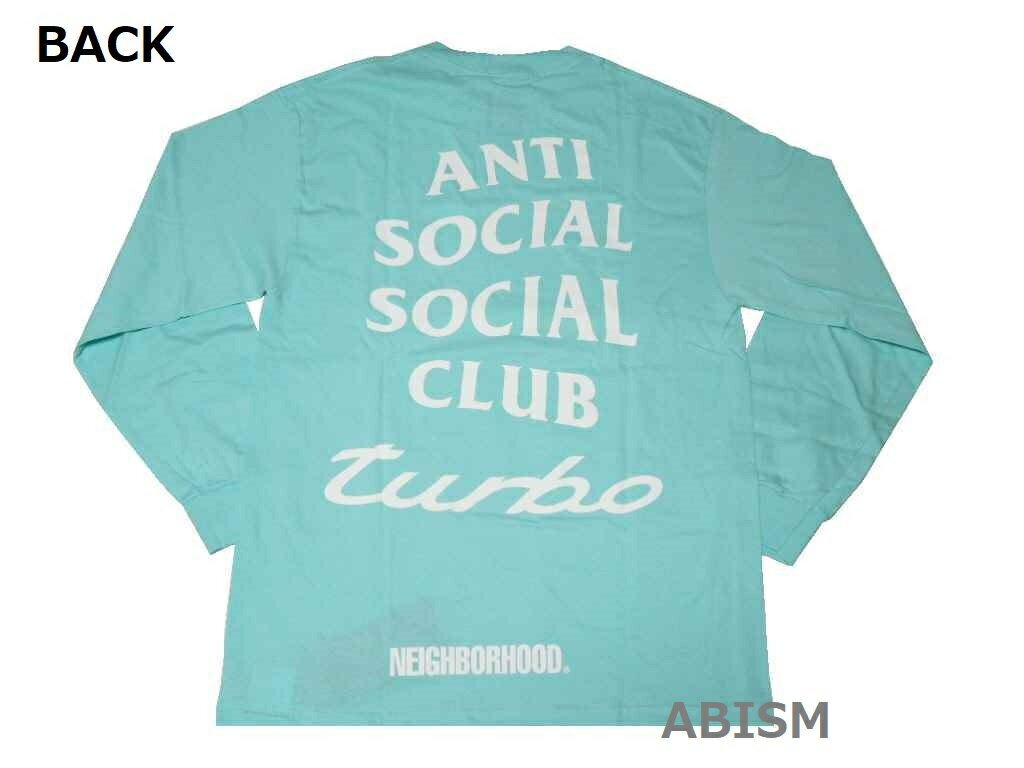トップス, Tシャツ・カットソー NEIGHBORHOOD()x Anti Social Social Club()TURBO LS TEET(T)LIGHT BLUE2018SS