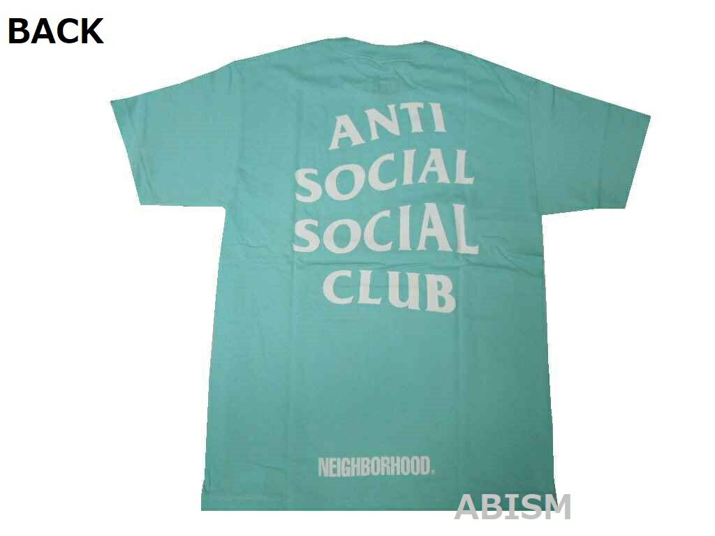 NEIGHBORHOOD(ネイバーフッド)x Anti Social Social Club(アンチソーシャルソーシャルクラブ)TURBO SS TEE【Tシャツ】【LIGHT BLUE】【アメリカ製】【新品】【伊勢丹限定】【2018SS】