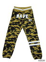 A BATHING APE(エイプ)1ST CAMO SWEAT PANTS【スウェットパンツ】【イエローCAMO】【新品】【BAPE/ベイプ】