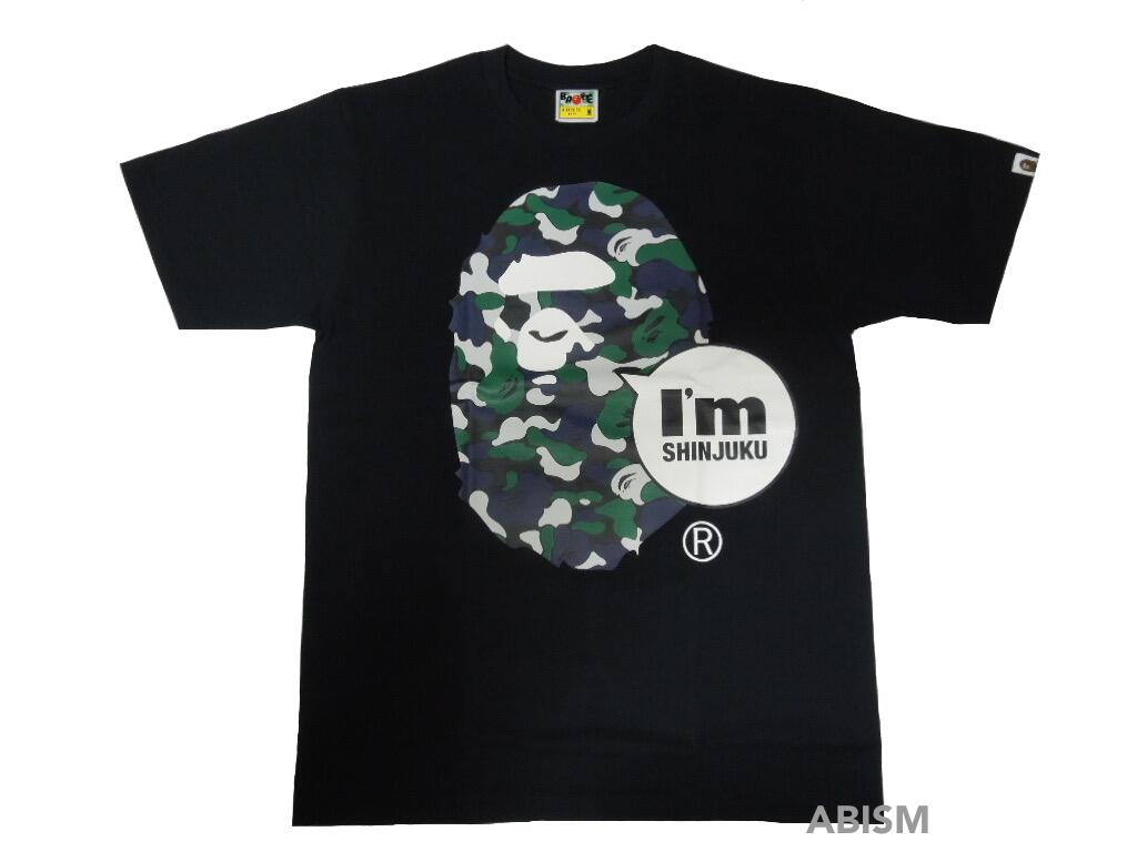 A BATHING APE（エイプ）x ISETAN MEN’SAPE HEAD TEE【Tシャツ】【ブラック】【MEN 039 S】【新品】【 BAPE 】（ベイプ）【 伊勢丹新宿店メンズ館 限定アイテム】