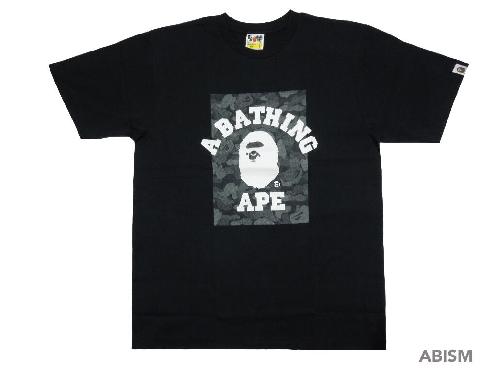 A BATHING APE(エイプ)ABC DOT REFLECTIVE ON COLLEGE TEE