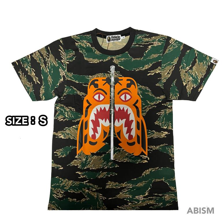 A BATHING APE(エイプ)TIGER CAMO TIGER TEE【Tシャツ】【グリーンCAMO】【新品】【MEN'S】【BAPE/ベイプ】