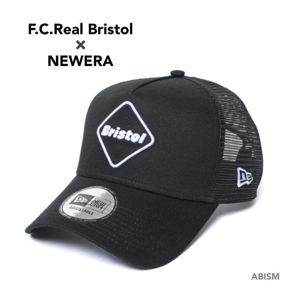 F.C.Real Bristol(エフシーレアルブリストル)F.C.R.B.(エフシーアールビー)NEW ERA 9FORTY A-FRAME MESH CAP【ニューエラメッシュキャップ】【ブラック×ホワイト】【新品】SOPHNET. (ソフネット)(FCRB)