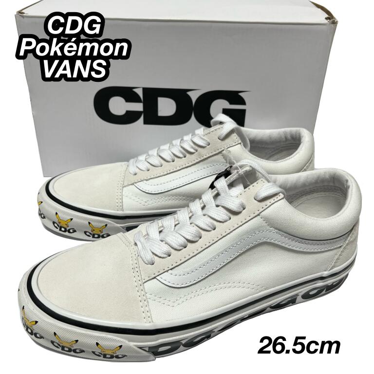 CDG COMME des GARCONS(V[fB[W[ RfM\) ~ Pokemon |P ~ VANS oY VANS Og OLD SKOOL white Xj[J[  V[Y  zCg  Vi  SJ-K101 