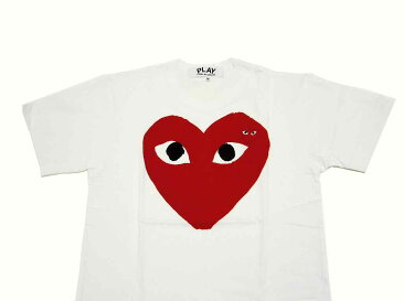 ★メンズサイズ★PLAY COMME des GARCONS(プレイ コムデギャルソン) 『ビッグ・レッド・ハートTシャツ』【ホワイト】【新品】【日本製】【Men's】