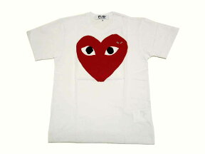 ★メンズサイズ★PLAY COMME des GARCONS(プレイ コムデギャルソン)『ビッグ・レッド・ハートTシャツ』【Men's】【ホワイト】【日本製】【新品】【AZ-T026】