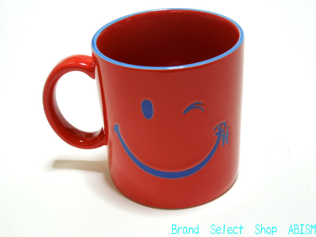 【楽天市場】Ron Herman(ロンハーマン)SMILE MUG(スマイルマグ)MUGCUP(マグカップ)【ウインクタイプ】【RED/レッド