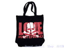 mastermind JAPAN(マスターマインドジャパン)『EVE THE MASTERMIND FINAL』「mastermind LOVE」TOTE BAG(トートバッグ)(ブラックxレッド)【新品】