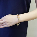 ABISTE ベッコウ柄チェーンブレスレット/4401070 ブランド ギフト アビステ