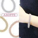 楽天1位★ABISTE(アビステ) 雑誌掲載 メタルチェーンブレスレット レディース アクセサリー 人気 華やか 敬老の日