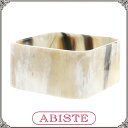 ABISTE ゼクシィ掲載 水牛ホルンバングル/4150054ギフト プレゼント ブランド アビステ