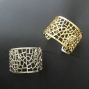 ABISTE デザインメタルバングル/4230002 大人 おしゃれ スタイリッシュ ギフト ブランド アビステ シルバー ゴールド 大人映え