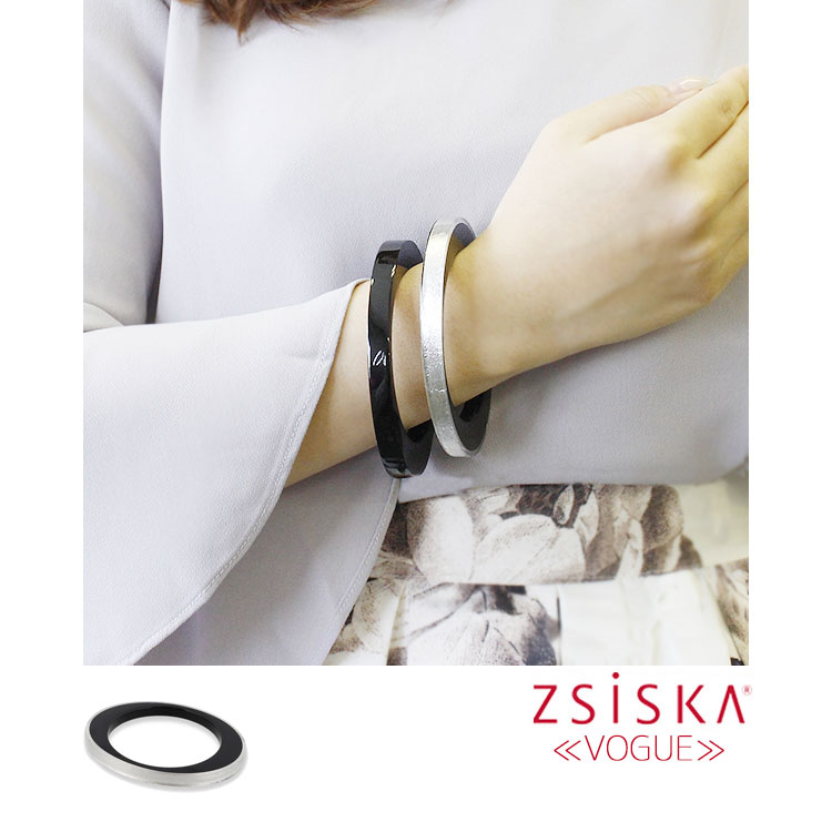 ABISTE ZSiSKA ≪VOGUE≫オーバル型レジンバングル/4171042 ギフト ブランド アビステ シスカ ZSiSKA