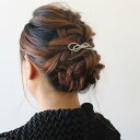 ABISTE ★WEB先行販売★キュービックジルコニアリボンモチーフヘアピン/2235011 ギフト ブランド アビステ ヘアーアクセサリー ヘアピン お呼ばれ...