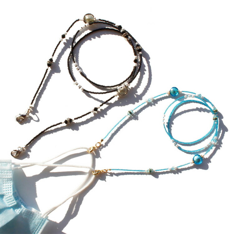 ABISTE 3Way ベネチアンガラス マスクコード/グラスコード/ネックレス/7021006- ブランド アビステ tra..