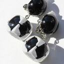 ABISTE ZSiSKA ≪ANDREY≫モノトーンレジンイヤリング/3221008- ギフト ブランド アビステ シスカ イヤーアクセサリー