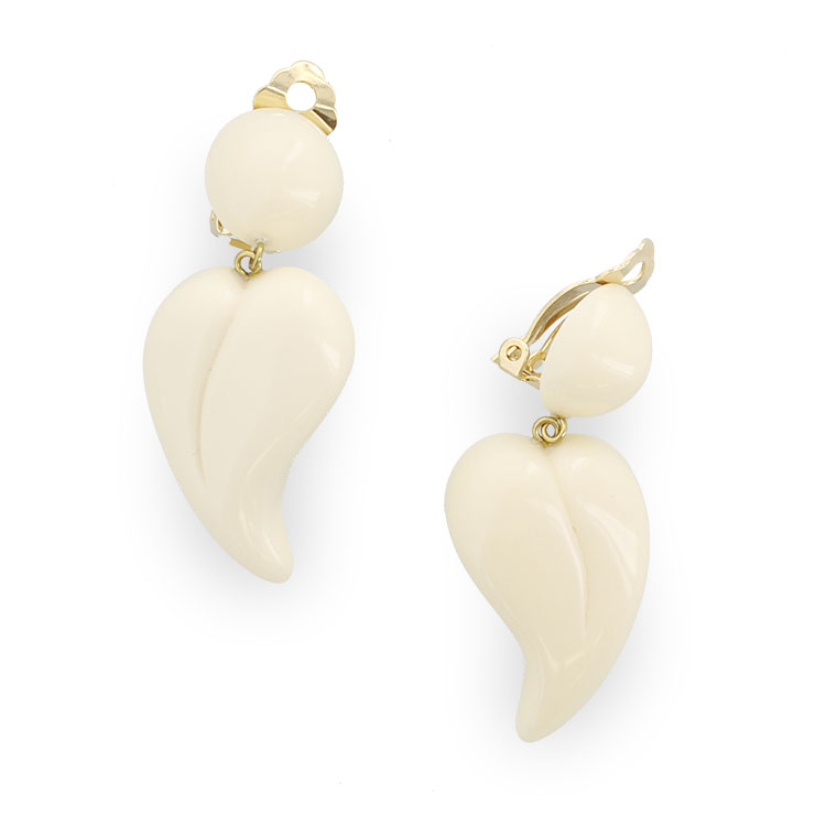 ABISTE 【IVORINA】 象牙風デザインロングイヤリング/3160139- ギフト ブランド アビステ イヤーアクセサリー