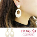 ABISTE 【IVORINA】 象牙風デザインイヤリング 3160124 イヤリングギフト ブランド アビステ イヤーアクセサリー