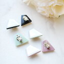 ABISTE ZSiSKA ≪REFLECTION≫レジンボタンイヤリング/3020122- おしゃれ ギフト ブランド アビステ シスカ ZSiSKA イヤー...