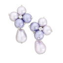 ABISTE 美人百花掲載 日本製コットンパールデザインイヤリング/3020148 ブランド 誕生日 アビステ イヤーアクセサリー