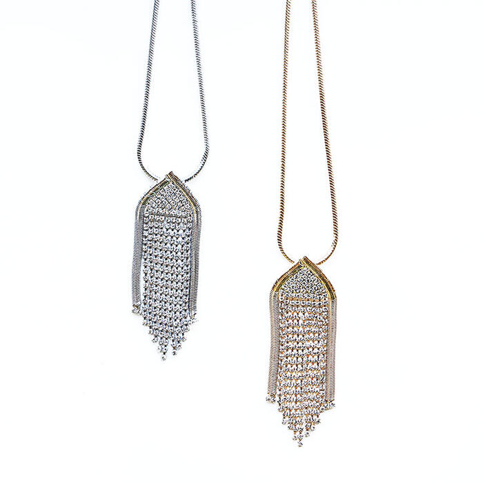 ABISTE シャンデリアネックレス/1231029 シルバー ゴールド アクセサリー 人気 おしゃれ ギフト プレゼント ブランド アビステ お顔周りが華やぐネックレス