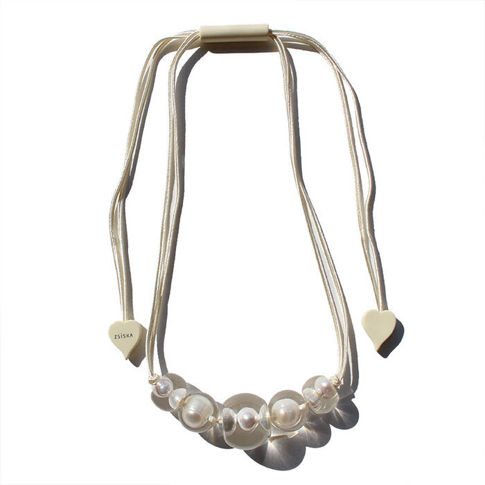 ABISTE ZSiSKA レジンフリーレングスネックレス/1231079- ブランド アビステ シスカ