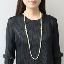 【最大2,000円OFFクーポン配布中】ABISTE イタリア製ヴィンテージプラスチックパールロングネックレス/1160233- ブランド アビステ