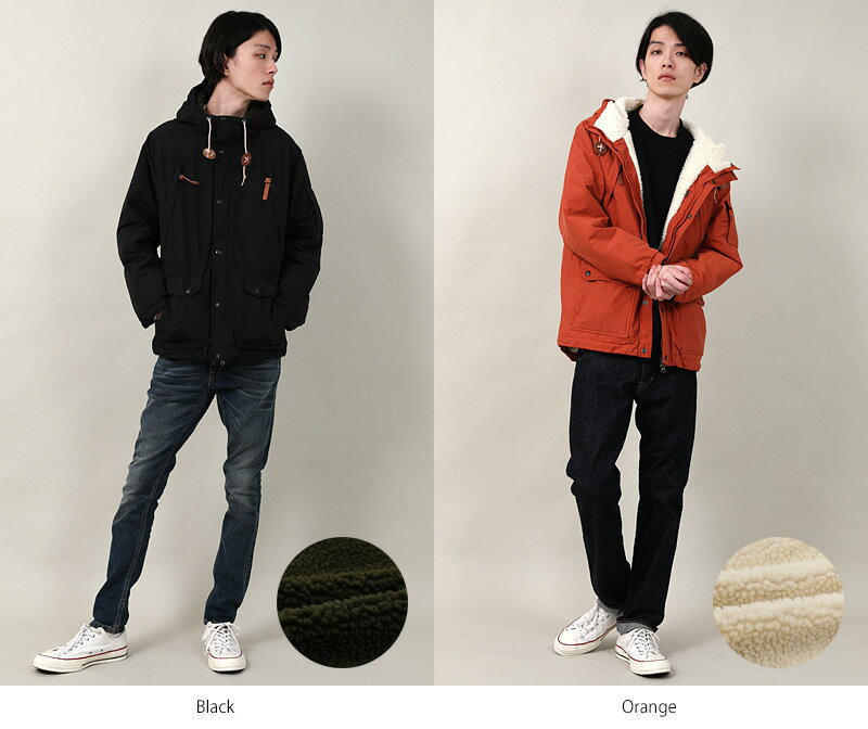 【バーゲン】マウンテンパーカー メンズ 裏ボア アウター アウトドア 撥水 防寒 フルジップ 防汚 フード付き フーディー ロクヨンクロス 無地 grn ジーアールエヌ GU842060Q 8596