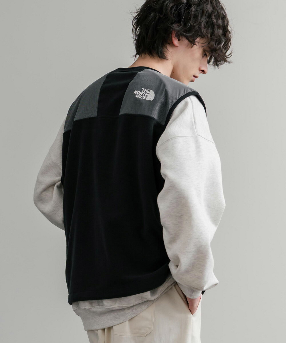 THE NORTH FACE ノースフェイス WHITE LABEL ホワイトレーベル 韓国 日本未展開モデル LINE-X FLEECE VEST ベスト フリース メンズ レディース POLARTEC ライトアウター ノースリーブ オーバーサイズ ルーズ 羽織り 無地 ロゴ 刺繍 ワンポイント 保温性 アウトドア 15569