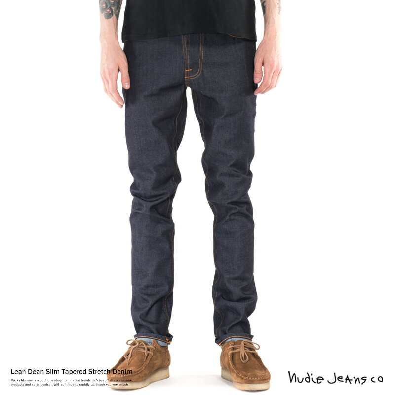 Nudie Jeans ヌーディージーンズ 111946032 Lean Dean 498 DRY16DIPS デニム メンズ リーンディーン スリムフィット テーパード スキニー 7718