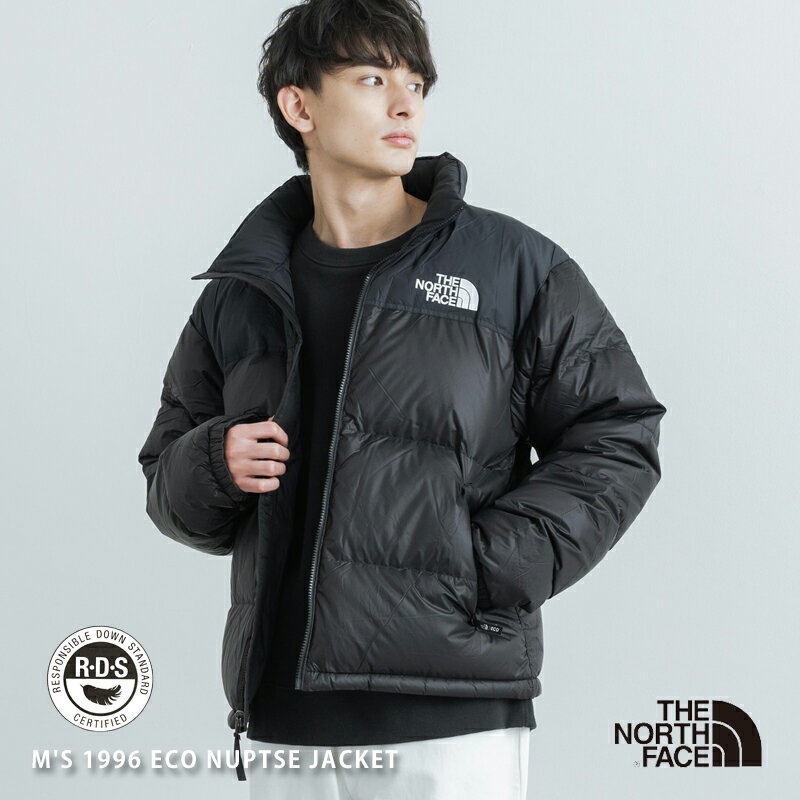 THE NORTH FACE ノースフェイス 韓国 M'S 1996 ECO NUPTSE JACKET ダウンジャケット メンズ レディース アウター ショート ブルゾン ジャンパー ジャンバー 撥水 防寒 カジュアル アウトドア エコ ヌプシ RDSグースダウン NATULONファスナー ユニセックス ペア 11525