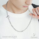 チェーンネックレス メンズ レディース ステンレス カニカン マンテル式 ユニセックス アクセサリー シンプル カジュアル ペンダント ペア お揃い プレゼント...