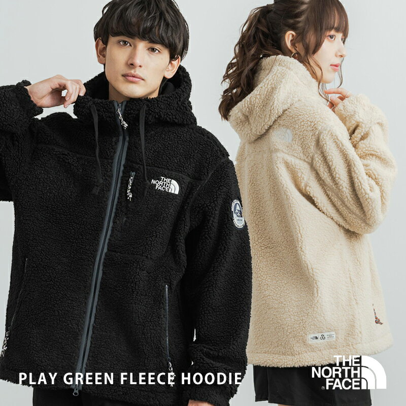 THE NORTH FACE ノースフェイス 韓国 PLAY GREEN FLEECE HOODIE ボア