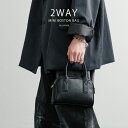 ボストンバッグ ミニ ショルダーバッグ メンズ レディース 2WAY ボディバッグ ハンドバッグ 斜め掛け 鞄 軽量 カジュアル ストリート シンプル きれいめ...