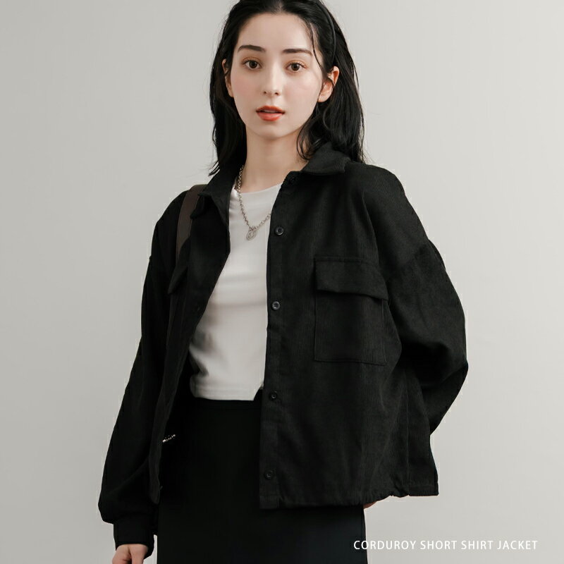 シャツジャケットショート丈レディー...