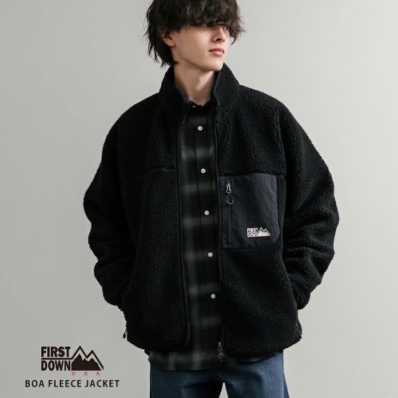 楽天市場】ボア ジャケット（ブランドファーストダウン）（メンズ
