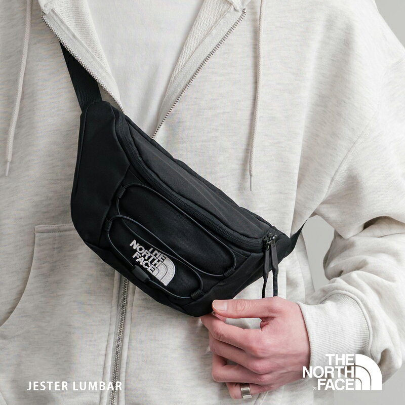 THE NORTH FACE - THE NORTH FACE ザ・ノースフェイス ボディバッグ クロス JESTER LUMBAR ジェスターランバー メンズ レディース 韓国 ミニ サブ ウエストバッグ ショルダー 肩掛け 斜め掛け 鞄 軽量 ロゴ刺繍 無地 カジュアル ストリート シンプル 旅行 おしゃれ 15647