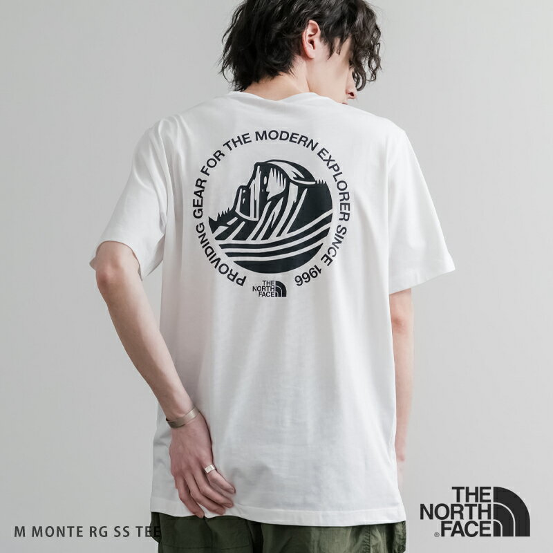 Rakuten - THE NORTH FACE ザ・ノースフェイス Tシャツ メンズ レディース 韓国 半袖 カットソー M MONTE RG SS TEE バックプリント ロゴ ワンポイント レギュラーフィット ルーズ リラックス ゆったり クルーネック カジュアル ストリート シンプル アウトドア キャンプ 15820