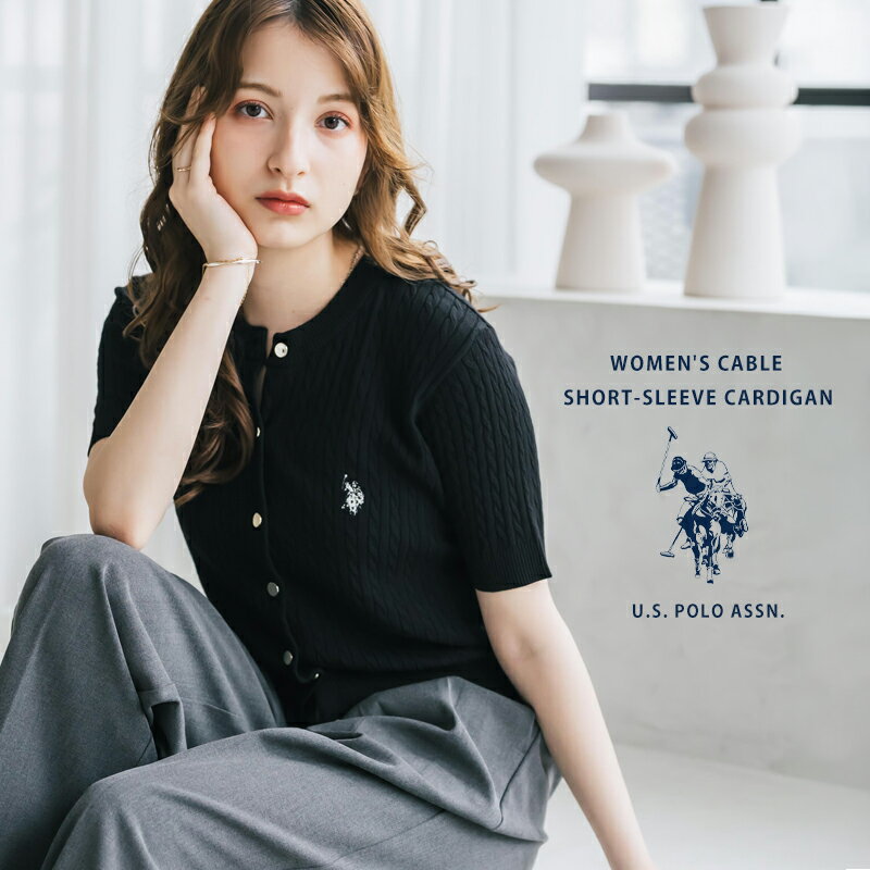 45R★コットン　半袖　カーディガン　羽織り　ロゴ刺繍　ブラック　Lサイズ 楽天市場】半袖 カーディガン（柄刺繍）（カーディガン・ボレロ