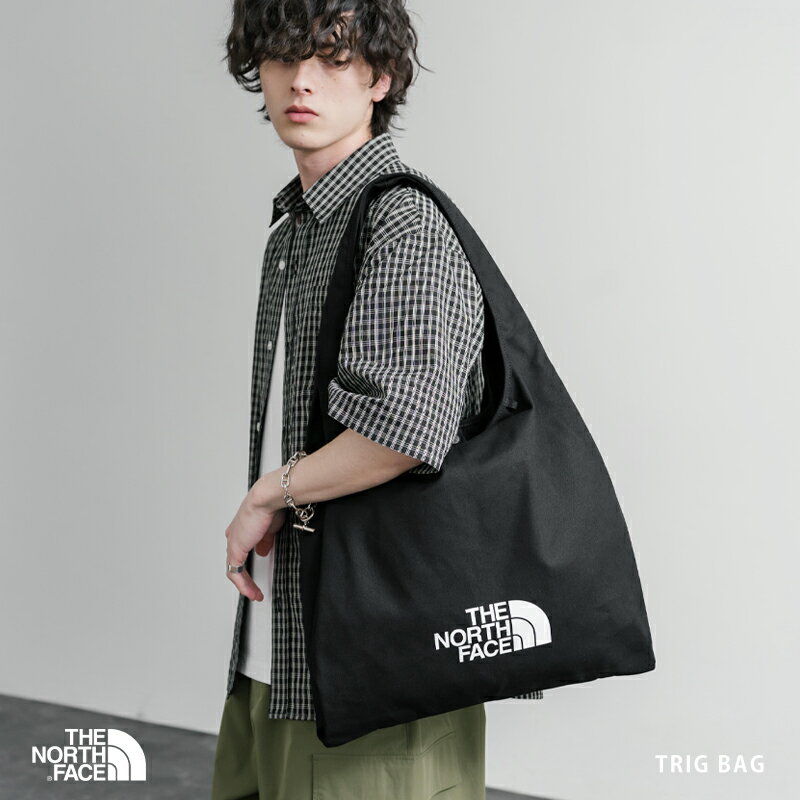Rakuten - THE NORTH FACE ザ・ノースフェイス 韓国 TRIG BAG トートバッグ メンズ レディース ショルダー 肩掛け 鞄 A4 大容量 コットン ロゴ シンプル ストリート カジュアル アウトドア デイリー フェス 通勤 通学 旅行 スポーツ おしゃれ プレゼント 16016